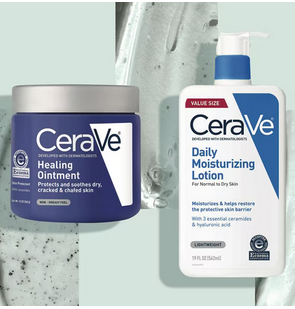 The Difference Between CeraVe's Best-Selling Cream & Lotion According To A Derm